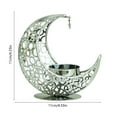 thumbnail image 3 of HomeDM 2Pcs Moon Candle Holders - Vintage Metal Candlesticks Holder for Valentine's Day Christmas Holiday Wedding Table Centerpiece Decor, 3 of 6