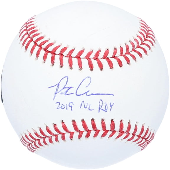 Collectible Pete Alonso New York Mets Autographed Baseball with "19 NL ROY" Inscription