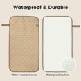 thumbnail image 4 of Almohadilla cambiadora de pañales portátil KeaBabies, fácil de limpiar, impermeable, 4 of 9