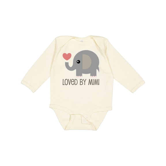 Inktastic Loved by My Mimi Grandchild Boys or Girls Long Sleeve Baby Bodysuit