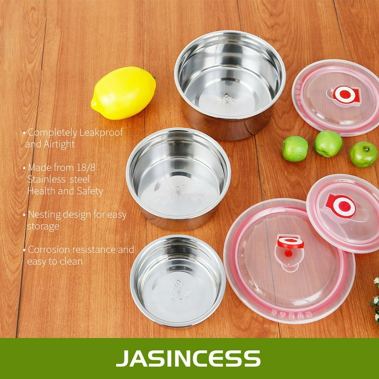 18/8 Stainless Steel Containers