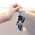 thumbnail image 5 of Coolnut 1 PCS Keychain Keyring, Grunge American Eagle Lightweight Metal Keychain Key Ring, Keychain Pendant Party Favor Reward Gifts, 5 of 6