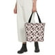 thumbnail image 5 of Balery Retro Red Black Roses Bolsa de Hombro con Diseño, Bolsa Grande y Duradera, Bolsa Versátil para Compras, 5 of 6