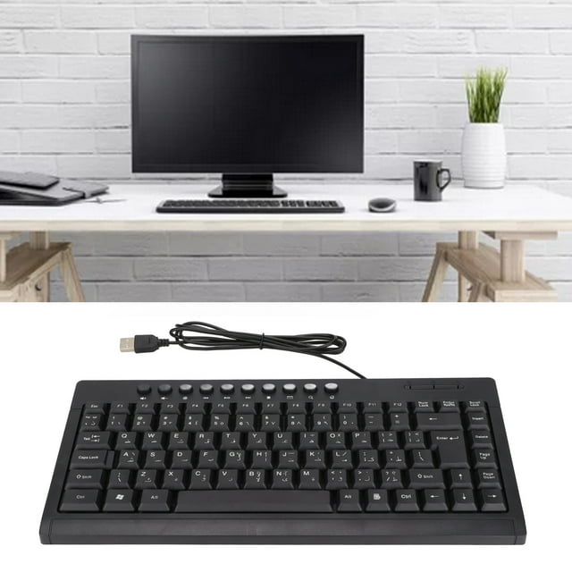 Mini USB Keyboard, 95 Keys, Exquisite Craftsmanship, Plug And Play, Touch Comfort, Universal For Desktop Computer Laptop
