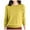 Yellow, variant on TJAZFJPA Ladies Sweaters Dressy Womens Women's Casual Loose Fit Knitted Pullover Sweater Low Cut Round Neck Lightweight Top for Fall Winter Navy Sweater Women Oversized Sweaters for Women Black