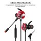 thumbnail image 5 of Auriculares con cable de 3,5 mm, auriculares con cable de alta sensibilidad y longitud de cable de 1,2 m con micrófono, 5 of 8