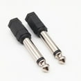thumbnail image 2 of 4Pcs 3.5mm To 6.35mm Stereo Headphone Adaptor Connector Converter 6.3mm 1/4 Inch, 2 of 8