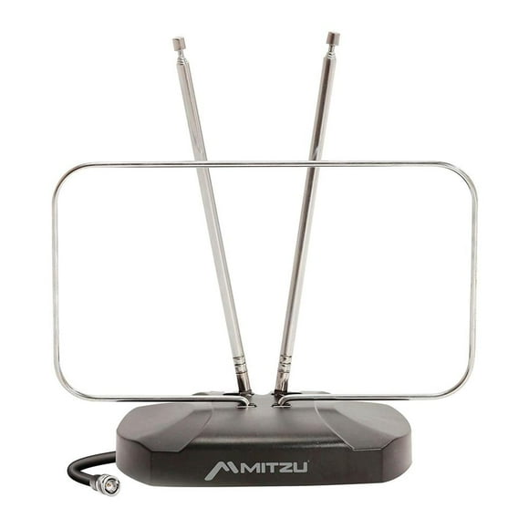 Antena de TV Mitzu Interior Negro TV-8000