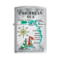 Zippo Lighter-Sailing Brushed Chrome Windproof Lighter #Z5420