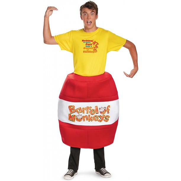 Barrel Of Monkeys Deluxe Adult Costume X Large Walmart Com Walmart Com