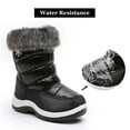 thumbnail image 2 of Apakowa Girls Insulated Warm Lined Winter Snow Boots Water Resistance (Toddler/Little Kid), 2 of 8