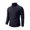 Navy, variant on Men's Turtleneck Pullover Sweater Long Sleeve Slim Fit Solid Knit Top