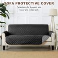 thumbnail image 4 of Housse de Protection pour Canapé Imperméable Lavable Résistante à l'Usure 2 Places Tapis en Polyester pour Animaux Transformez Votre Canapé, 4 of 7