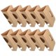 thumbnail image 1 of unbranded 10Ud Soporte De Vasos Plegable De Kraft Con Asa Portátil Para Bebidas Frías Y, 1 of 8