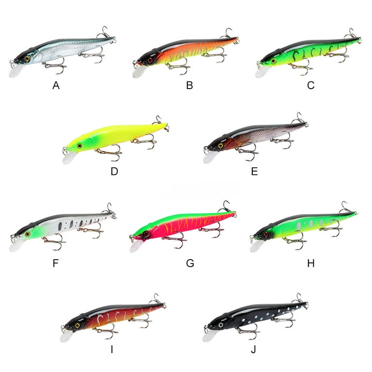 Artificial Fishing Lures Reusable Baits Portable Fishing Baits Accessories  for Seawater Freshwater Type I 