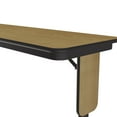 thumbnail image 3 of Adjustable Height 3/4" High Pressure Folding Seminar Table in Fusion Maple, 3 of 5