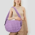thumbnail image 2 of CNV Quilted Tote Bag Large Carryall Puffer Shoulder Bag Lightweight Padding Hobo Bag, 2 of 12