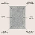 thumbnail image 3 of JONATHAN Y MODERN PERSIAN Vintage Moroccan Traditional Area Rug, 5'Round, Light Gray, 3 of 9