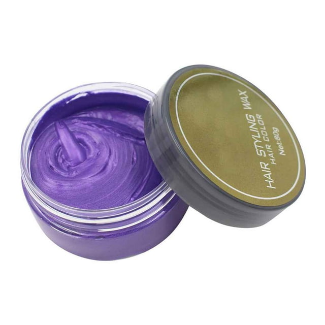 pitrice 5 Couleurs Teinture Coiffante Colorée à Usage Unique Moulage Instantané Pâte Temporaire Cire Beurre Boue pour Maquillage des Cheveux