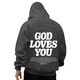 thumbnail image 1 of WILLBEST Sudaderas Deportivas para Hombre, Camisetas Informales De Manga Larga con Gráficos, Sudaderas con Capucha, Jerséis para Mujer Grande, 1 of 6