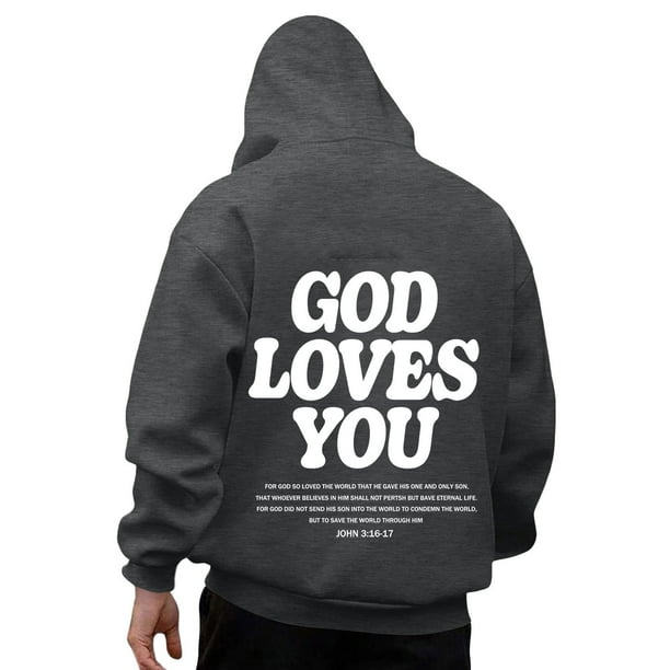 WILLBEST Sudaderas Deportivas para Hombre, Camisetas Informales De Manga Larga con Gráficos, Sudaderas con Capucha, Jerséis para Mujer Grande
