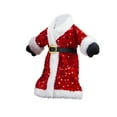 thumbnail image 2 of Décorations de Noël pour Bouteille de Vin, Robe à Sequins de Canari, Robe de Sac à Vin, 2 of 5