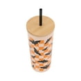 thumbnail image 3 of Way To Celebrate 27 oz Orange Recycled PET Sipper Tumbler, 3 of 6