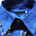 thumbnail image 6 of Shiny Metallic Sequin Shirt for Men Long Sleeve Button Down Collared Dress Shirt Disco Party Wedding Formal Suit, 6 of 9