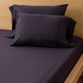 thumbnail image 3 of Dawn Simplicity Sheet Sets, 2-Pack | Fits College Dorm Twin XL Beds | 2 Fitted Sheets & 2 Pillowcases | Navy | Soft Microfiber | Durable, Easy Care, 3 of 6