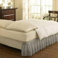 thumbnail image 3 of EasyFit Wrap Around Light Gray Solid Ruffled Bed Skirt, Queen/King, 3 of 4