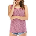 thumbnail image 3 of LELINTA Women Chiffon Tank Top Blouse Sleeveless Casual Tank Tops Mosaic Tee Shirt Sweaters for Women, 3 of 6