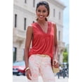 thumbnail image 2 of LASCANA Women's Crochet Insert Tank Top Crochet Detail, 2 of 5