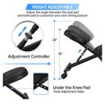 thumbnail image 4 of Home Office Ergonomic Kneeling Chair Adjustable Knee Stool Posture Corrective Angled Seat for Apartment, Dorm, Home, Office, Indoor, Black, 4 of 5