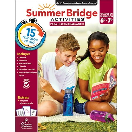 UPC: 0044222298012 | Carson Dellosa Education CD-705439 Summer Bridge Activities Spanish  Multi Color – Grade 6-7