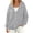 Light Gray, variant on JIAYUE Women Plain Hooded Sweatshirt Jacket Soft Full Zipper Elastic Ribbed Cuffs And Hem Daily Hoodies Coat For Weekend Workout And Trips