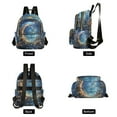 thumbnail image 4 of FORMRS Mini Backpack Purse for Women Travel Daypack Casual Shoulder Bag, Crystal Moon, 4 of 7