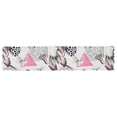 thumbnail image 3 of MKHERT Marble Textures Butterfly Table Runner for Kitchen Wedding Party Home Decor 16x72 inch, 3 of 4