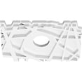thumbnail image 2 of 10"W x 6 5/8"H x 2"ID x 3 1/2"C x 1"P Novo Architectural Grade PVC Contemporary Ceiling Medallion, 2 of 5