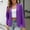 Purple, variant on LEBONYARD Womens Cardigans Lightweight,Women's Color Casual Fashion Long-sleeved Cardigan Jacket Coat Outerwear Yellow S