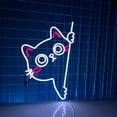 thumbnail image 2 of Handmadetneonsign Cat Led Sign, Custom Cat Led Light, Cat Neon Sign, Cat Neon Light, Pet Room Wall, 2 of 5