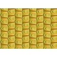 thumbnail image 1 of Ahgly Company Machine Washable Indoor Rectangle Transitional Bright Gold Yellow Area Rugs, 3' x 5', 1 of 7