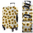 thumbnail image 5 of White Yellow Sunflower Pattern Luggage Cover Fashion Suitcase Cover Baggage Covers Fit 25-28 Inch Luggage (Go Travel), 5 of 5