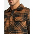 thumbnail image 5 of George Men's Shirt Jacket with Long Sleeves, High Pile Fleece Lining, Sizes S-3XL, 5 of 6