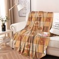 thumbnail image 2 of Fall Pumpkins and Sunflower Pattern Round Blanket,Comfortable Soft Flannel Throw Blanket,All Season,Warm Lightweight Blankets for Sofa Bed Couch Living Room Chair 47"x47", 2 of 5
