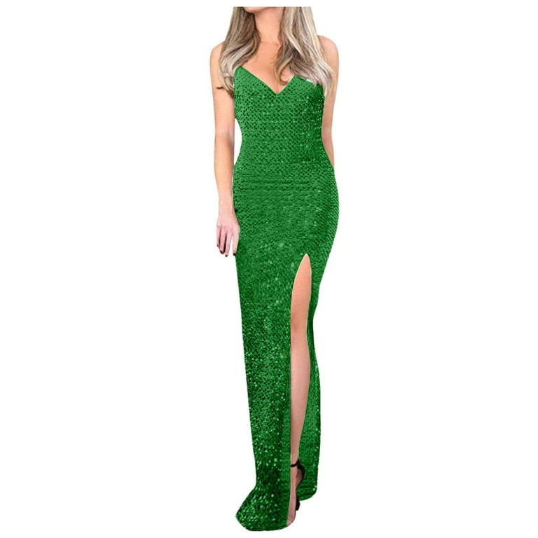 white christmas dresses Gorgeous Dusty Blue Sweetheart Prom Dress Mermaid Slit Long On Sale main image 1
