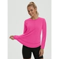 thumbnail image 4 of Rosvigor Womens Workout Tops Long Sleeve Tee Shirts Comfy Athletic Shirts Loose Womens Activewear Tops for Gym Running Yoga, 4 of 7