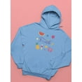 thumbnail image 3 of Buon Ferragosto Summer Objects Hoodie Women -Image by Shutterstock, Female Large, 3 of 4