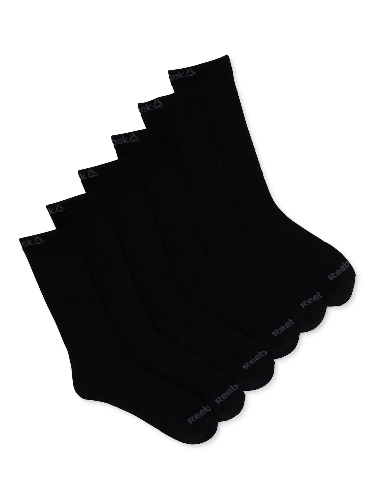 Reebok Men's Pro Series Crew Socks, 6Pack