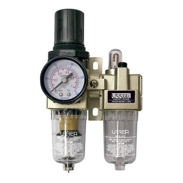 Filtro Regulador Y Lubricador De Aire 3/4 NPT Urrea Urrea UPWL6