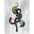 thumbnail image 2 of Popp, Grace 25x32 Gold Ornate Wood Framed with Double Matting Museum Art Print Titled - Crystalline Serpent I, 2 of 4